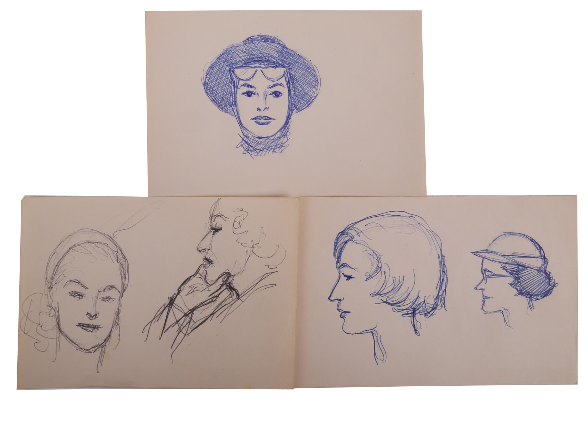 AMERICAN INK PAINTINGS SKETCHES BY BILL FRACCIO PIC-0